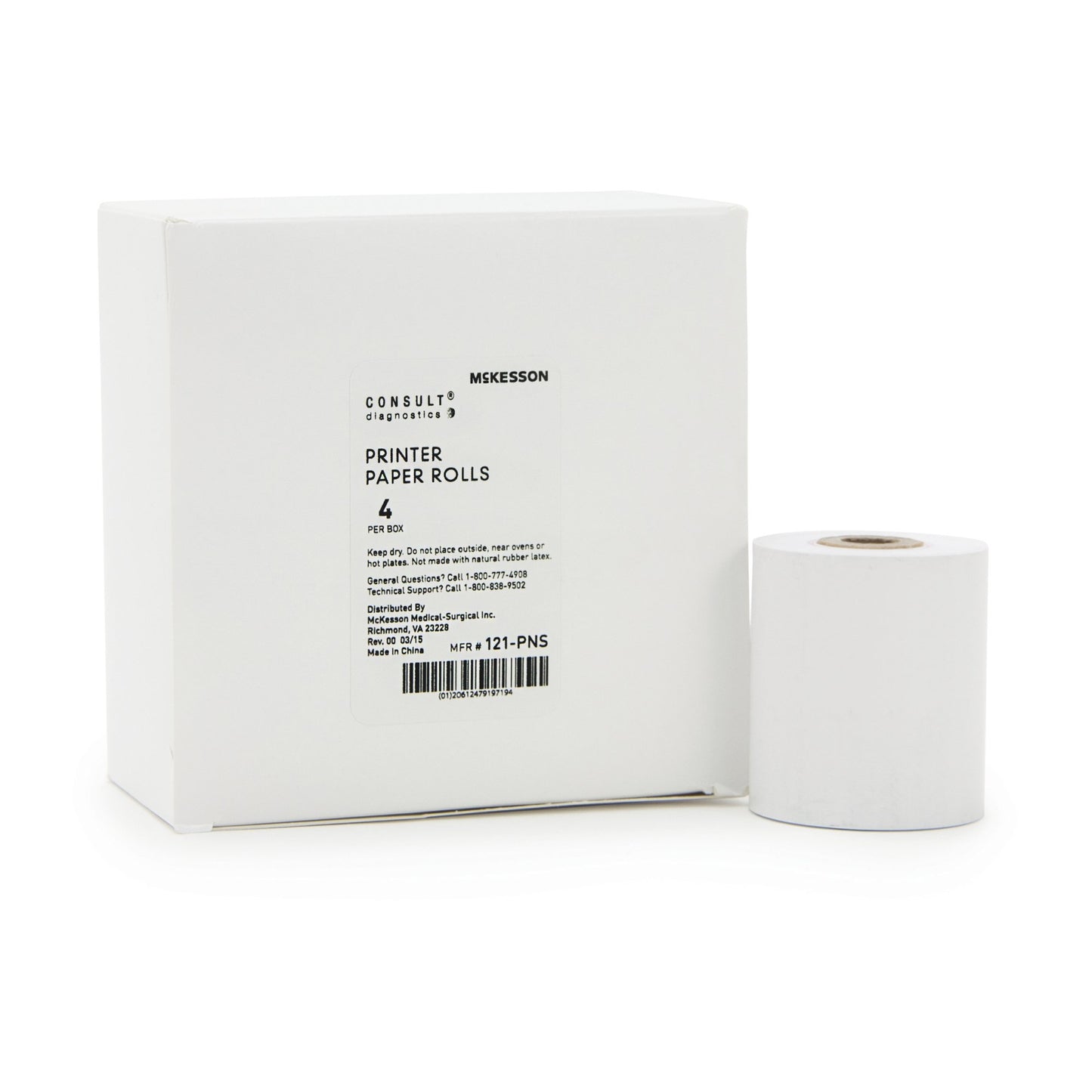 McKesson Consult® Printer Paper Rolls 121-PNS