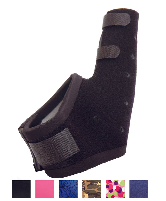 Thumb Brace Exos® Extended Short Thumb Spica™ Adult Small Hook and Loop Strap Closure Left Hand Black - 211-41-1111