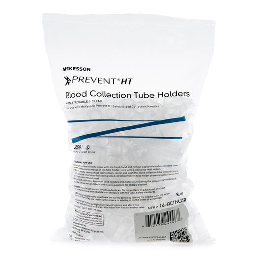 Blood Collection Tube Holder McKesson Prevent® HT For 13 and 16 mm Blood Collection Tubes - 16-BCTHLDR