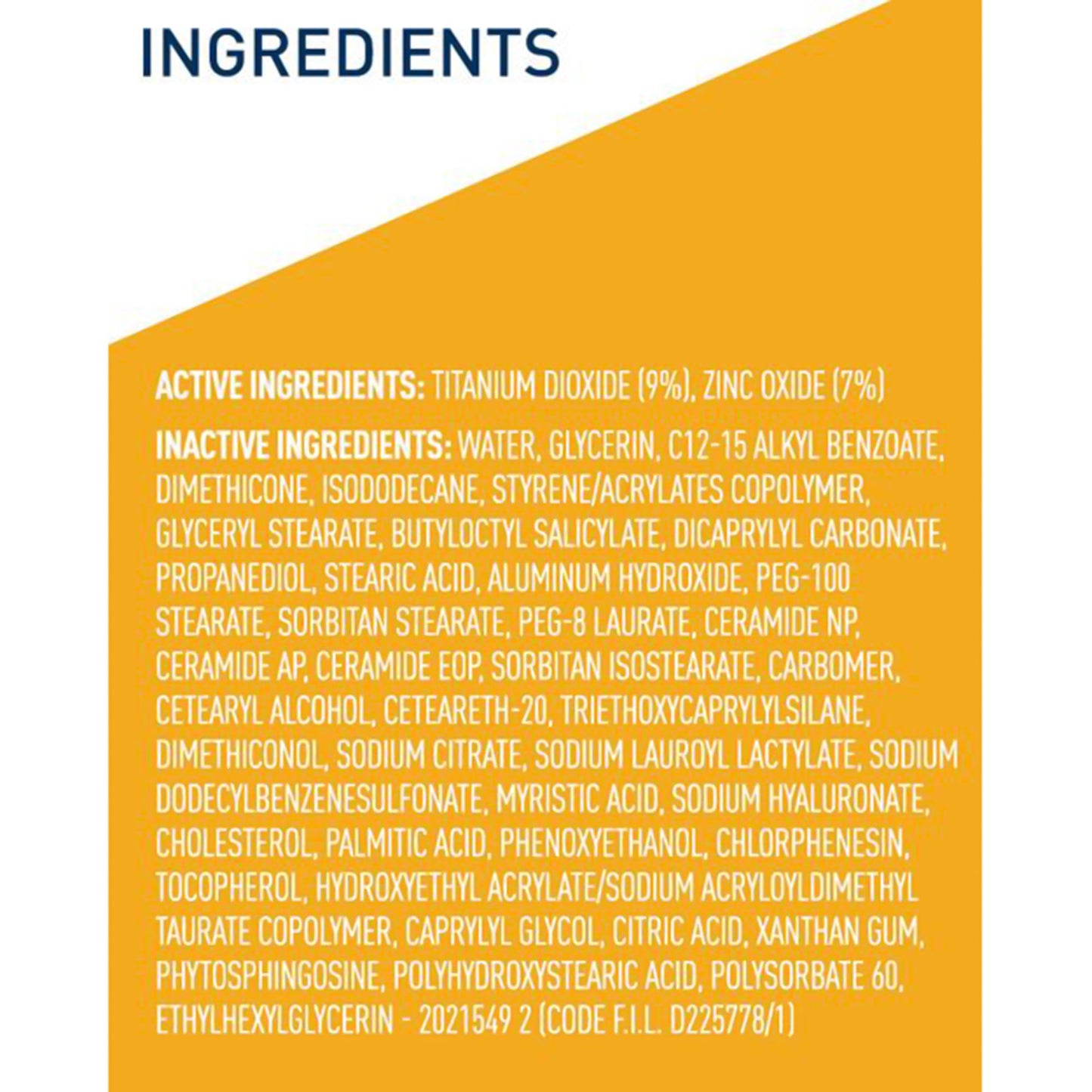 Sunscreen CeraVe® Hydrating Mineral Sunscreen Face SPF 50 Lotion 2.5 oz. Tube 60600051495