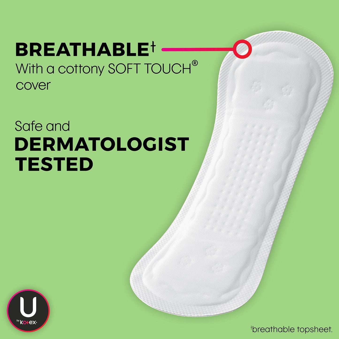 U By Kotex® Lightdays® Liners, Long 01247