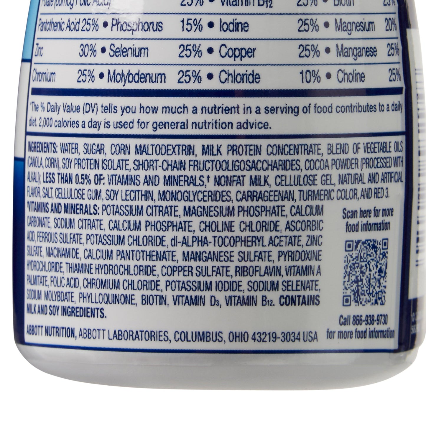 Ensure® Original Therapeutic Nutrition, Chocolate, 8-ounce bottle 58293