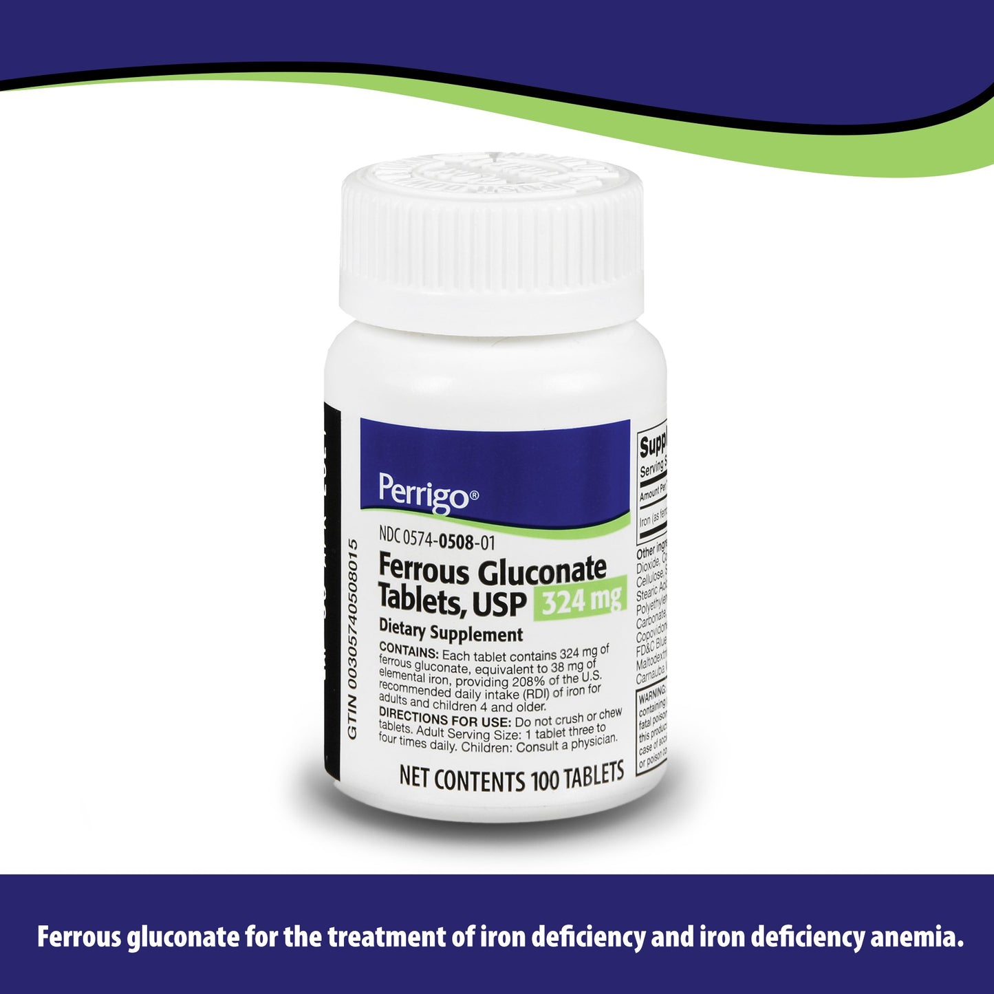 Perrigo Iron Mineral Supplement 00574050801