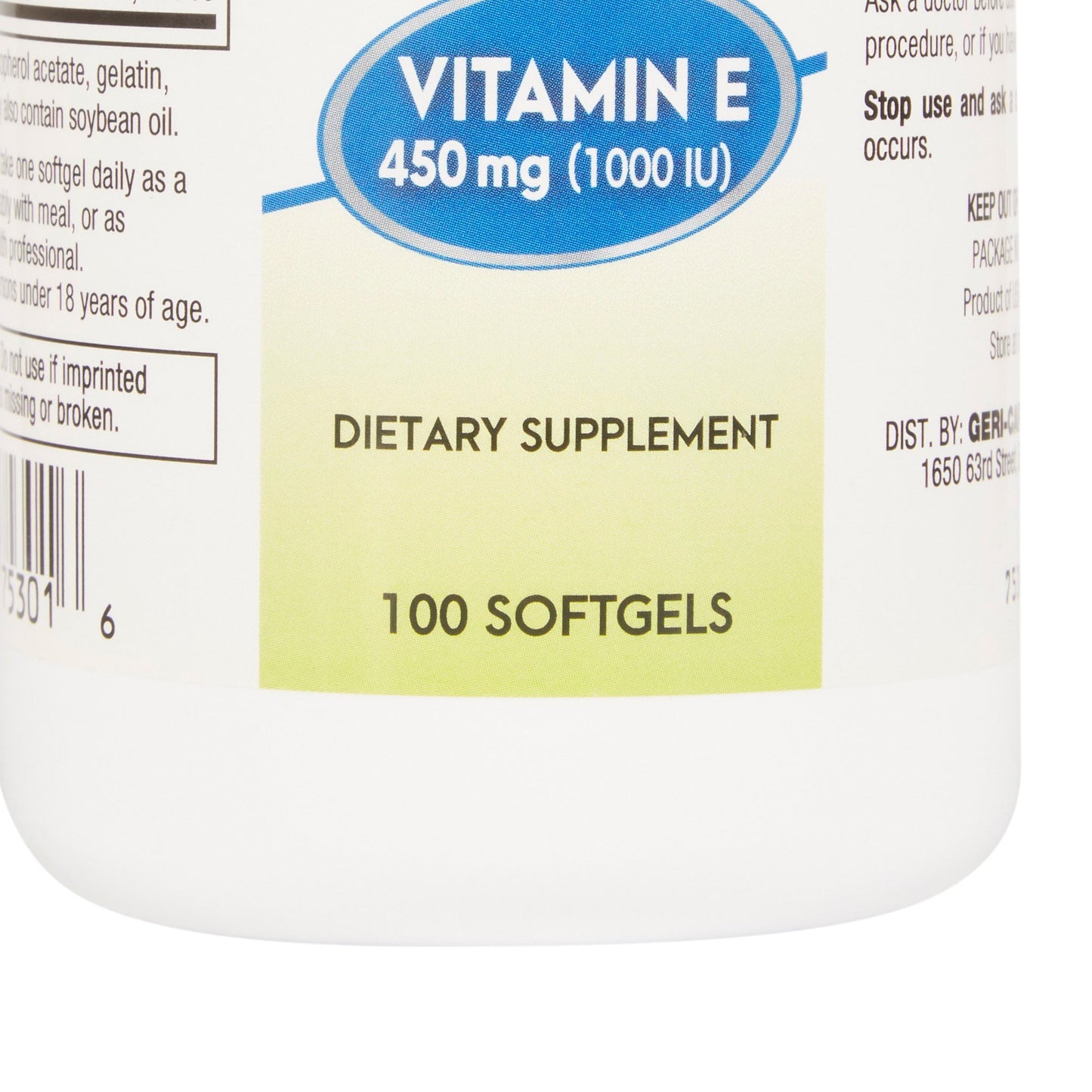 Geri-Care® Vitamin E Supplement 753-01-GCP