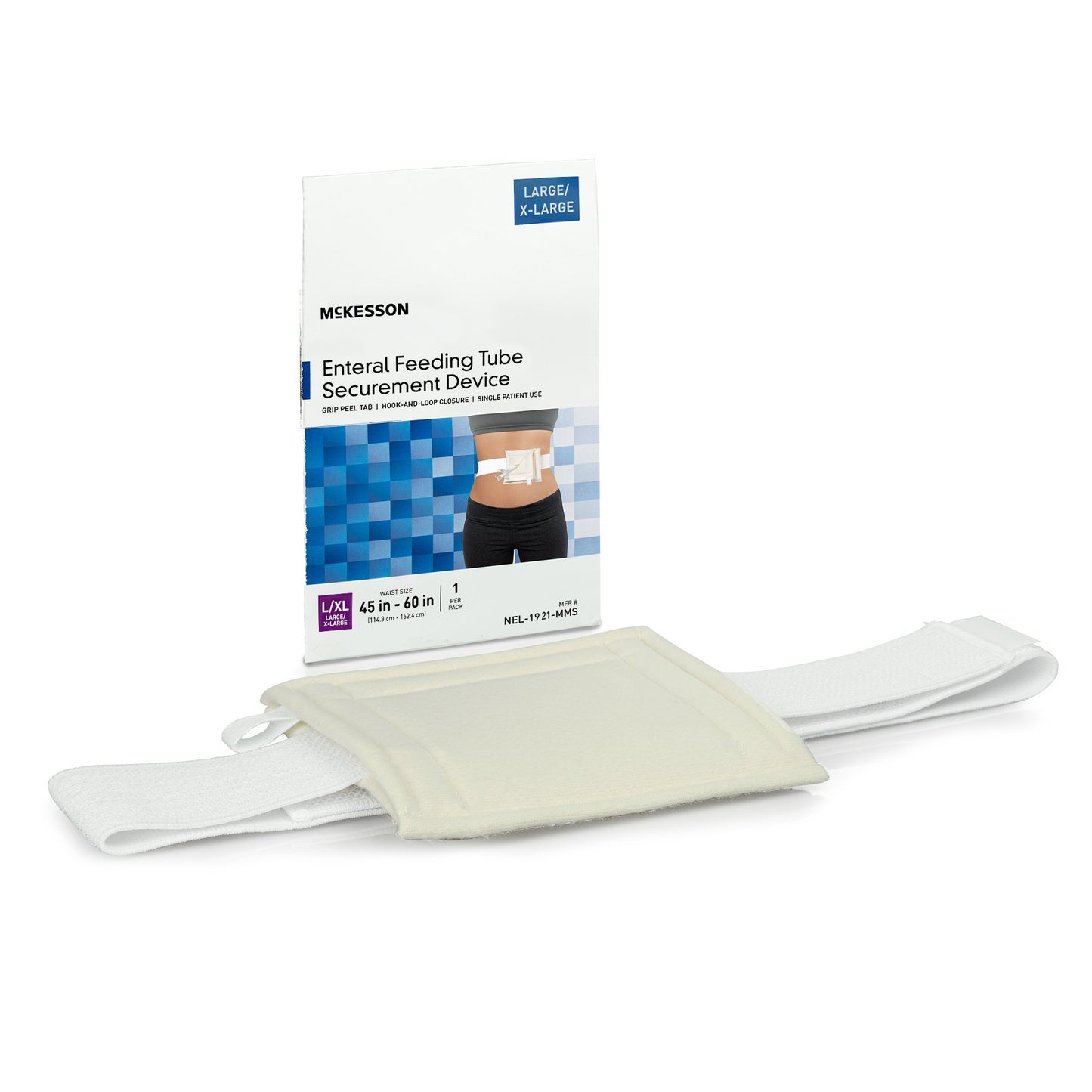 Gastrostomy Tube Holder McKesson Large/X-Large - NEL-1921-MMS