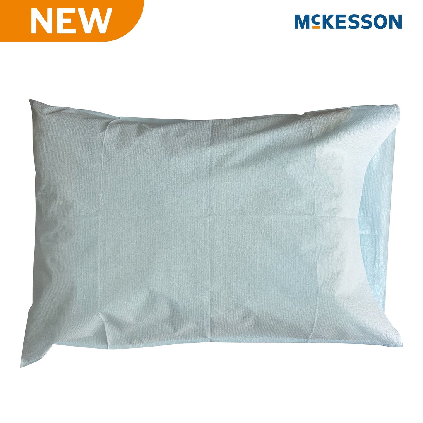 Pillowcase McKesson Standard Blue Disposable 16-JCPM8