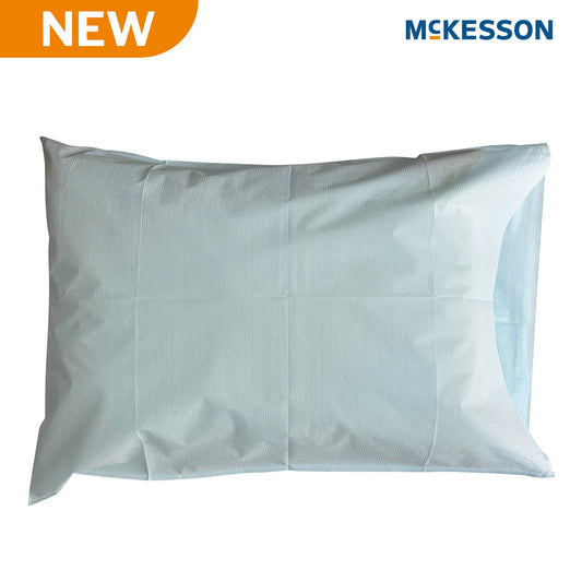 Pillowcase McKesson Standard Blue Disposable 16-JCPM8