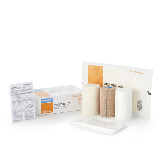 Smith & Nephew Profore Lite Self-adherent / Tape Closure 3 Layer Compression Bandage System 66000771, Pack of 1