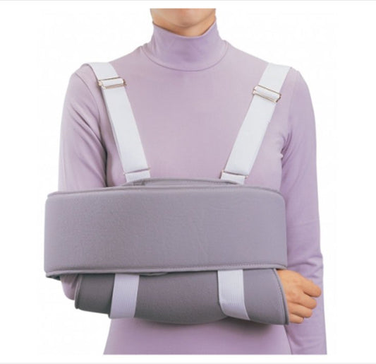 Sling and Swathe Shoulder Immobilizer PROCARE® Deluxe One Size Fits Most Foam Buckle Closure Left or Right Arm - 79-84230