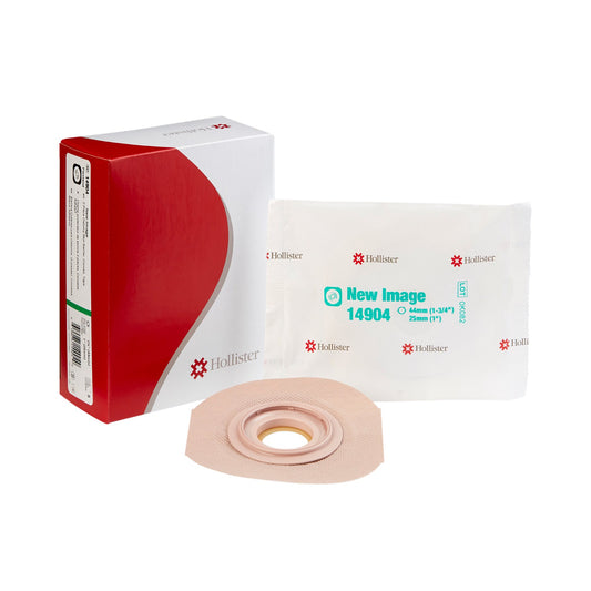 Ostomy Barrier FlexTend™ Precut, Extended Wear Adhesive Tape 44 mm Flange Green Code System Hydrocolloid 1 Inch Opening - 14904