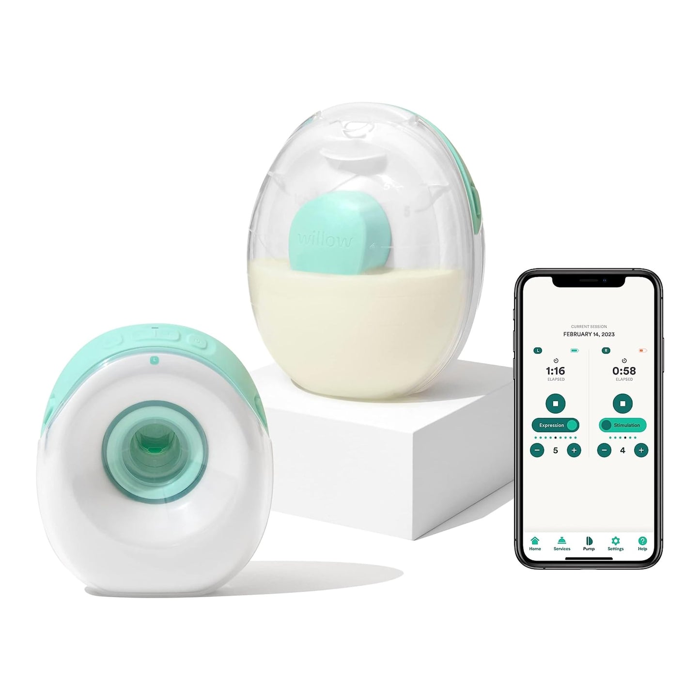Wearable Double Electric Breast Pump Kit Willow Go™ - PDL60