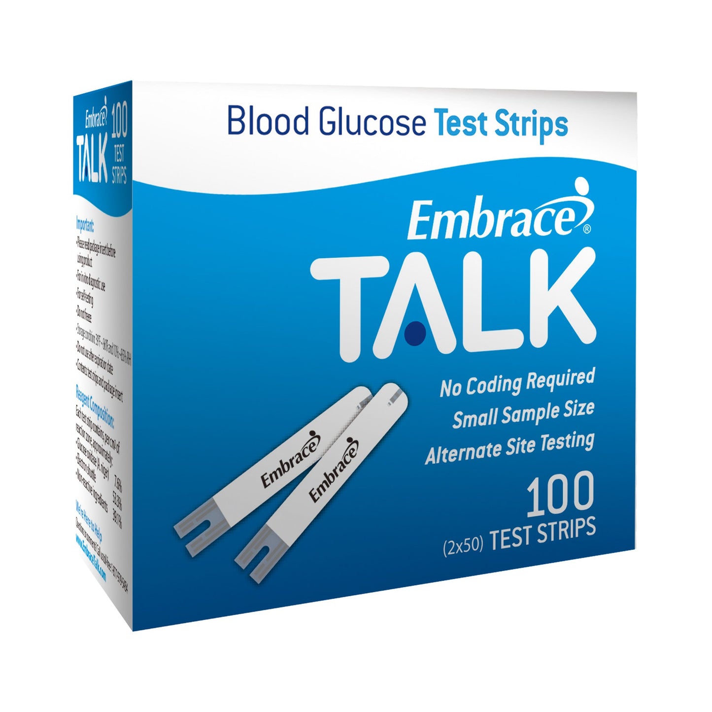 Omnis Health Embrace® Talk Blood Glucose Test Strips APX03AB0304