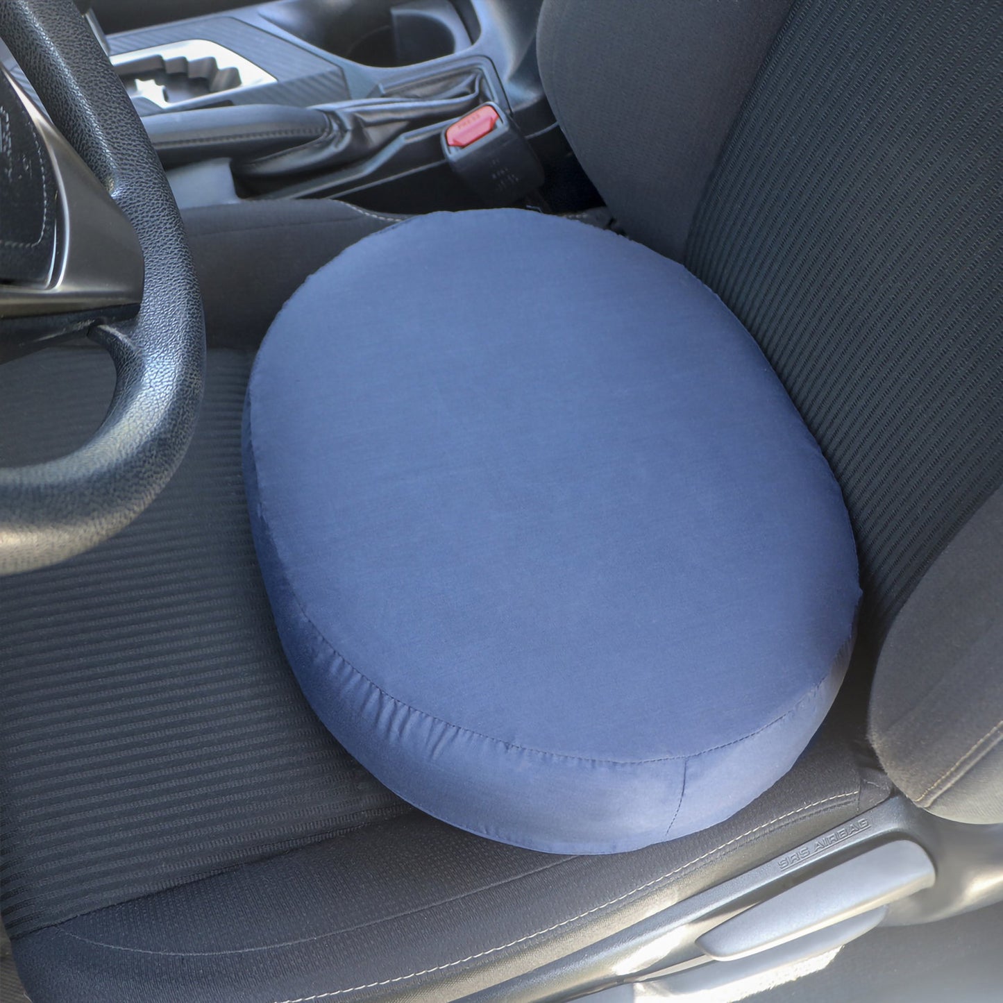 Mabis Healthcare Molded Foam Doughnut Seat Cushion, 16 Inch, Dark Blue 513-8016-2400