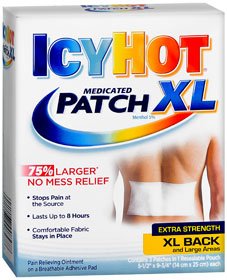 Topical Pain Relief Icy Hot® 5% Strength Menthol Patch 3 per Box - 41167008471