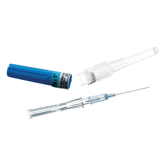 Peripheral IV Catheter Surflo® 22 Gauge 1 Inch ETFE Straight Hub Non Blood Control Non-Safety - SR-OX2225CA