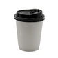 Dome Lid Medd Max LLC For 8 oz. Plate Black Disposable PSHL8