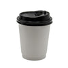 Dome Lid Medd Max LLC For 8 oz. Plate Black Disposable PSHL8