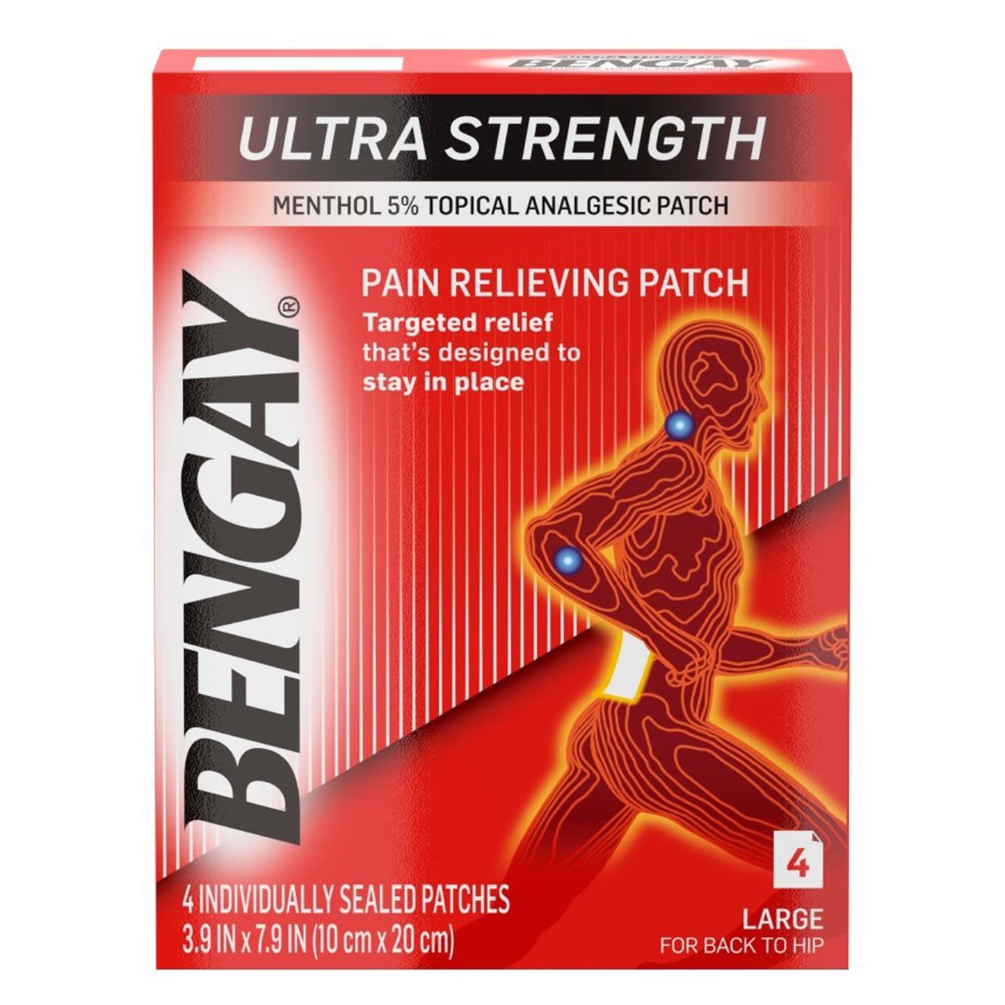 Bengay® Pain Relieving Patch Ultra Strength, Large Size 510814900