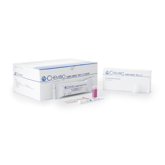 Chembio Diagnostic Sure Check HIV-1/2 Antibody Sexual Health Test Kit 60-9507-0, KT