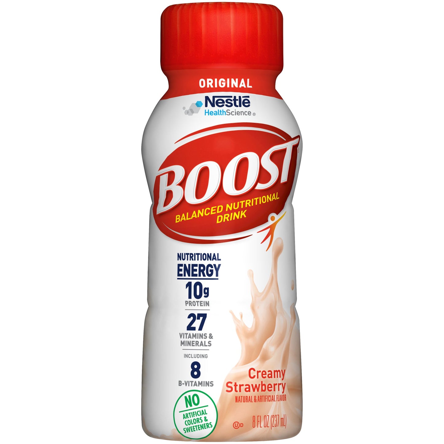 Boost® Original Strawberry Balanced Nutritional Drink, 8-ounce bottle 00041679676363