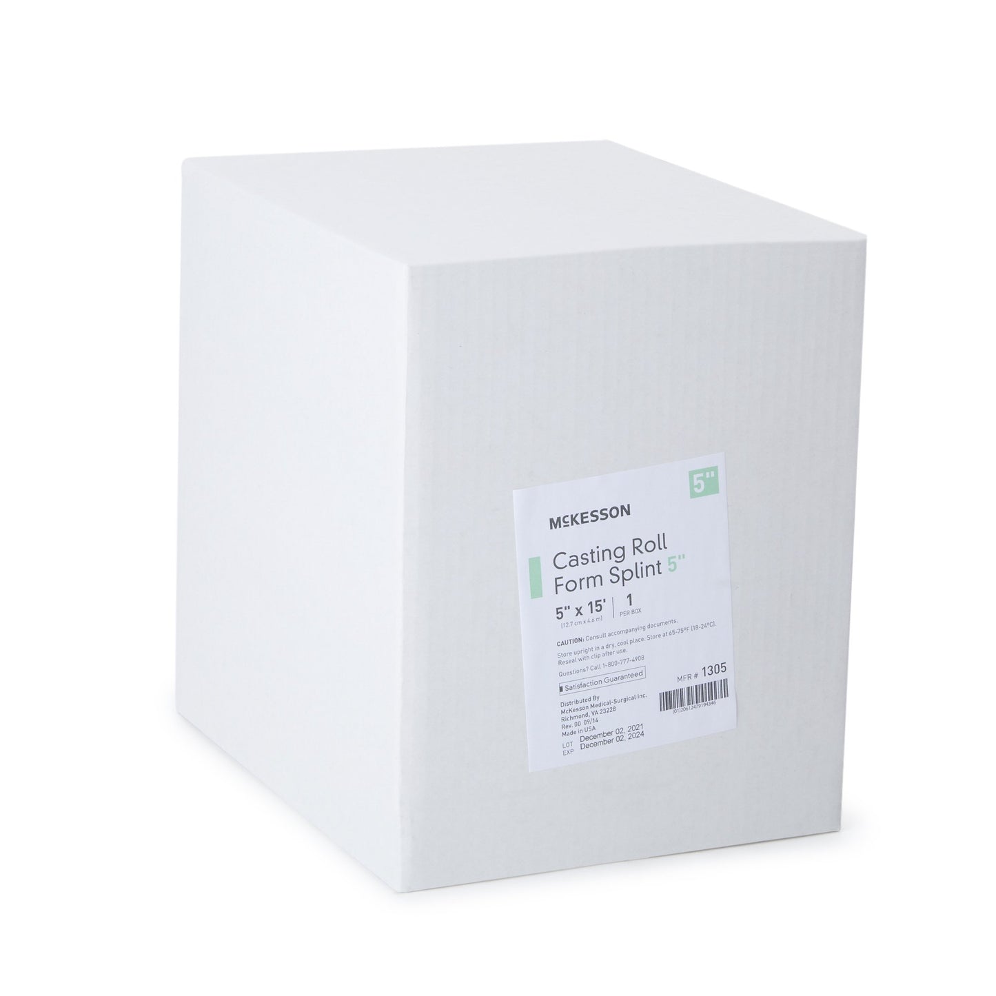 McKesson White Casting Roll Form Splints, 5 Inch x 5 Yard 1305