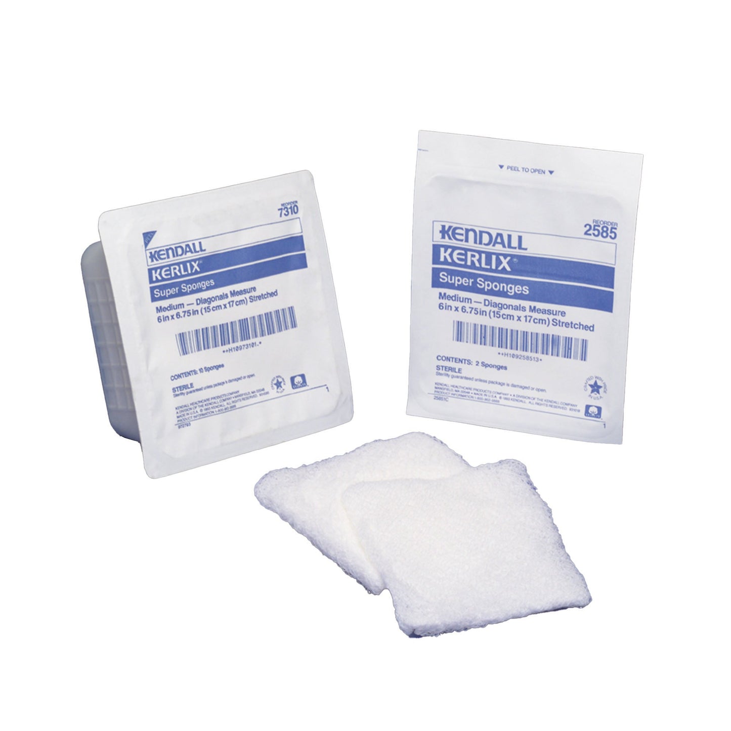 Kerlix™ Sterile USP Type VII Fluff Dressing, 6 x 6-3/4 Inch, 12-Ply 2585