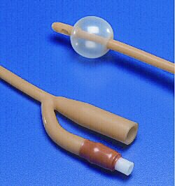 Cardinal Dover Foley Catheter, 24 Fr., 5 cc, 2-Way, Standard 402724, 1 Each