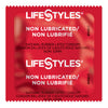 Condom Lifestyles® Non Lubricated One Size Fits Most 1,008 per Case - 310160