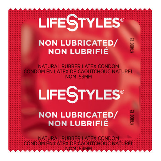 Condom Lifestyles® Non Lubricated One Size Fits Most 1,008 per Case - 310160