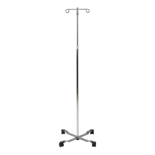 IV Stand Floor Stand 2 Hooks 4 Legs with Casters - 81-11300