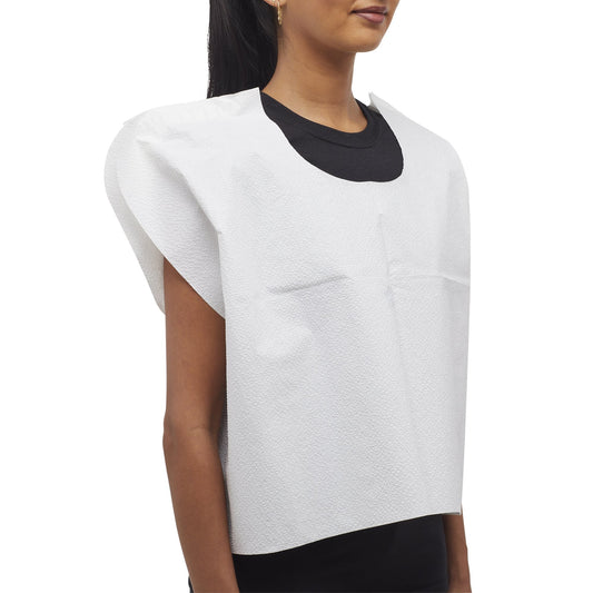Exam Cape McKesson White Front / Back Opening Without Closure Unisex - 18-10856