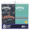 Facial Tissue Kleenex® Pocket Pack White 8-3/5 X 8-3/10 Inch 10 Count - 46651