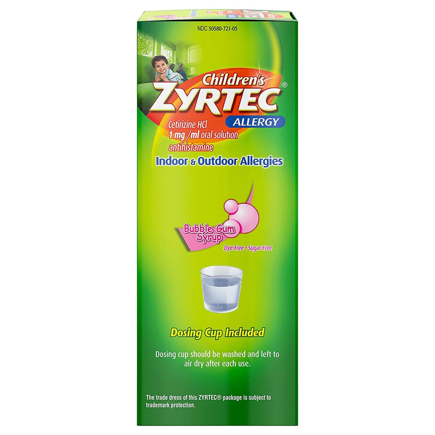 Children's Zyrtec Cetirizine Allergy Relief 50580072105