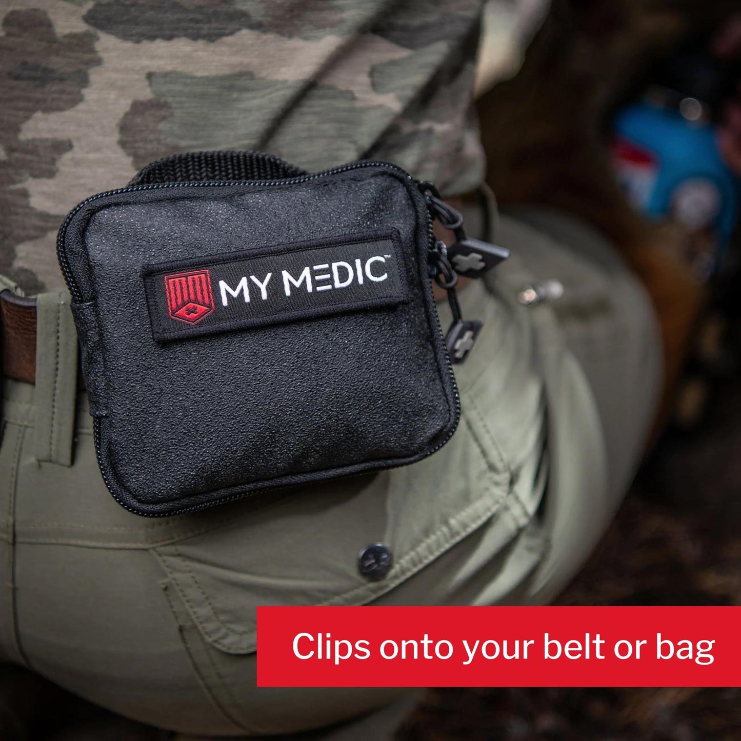 My Medic First Aid Kit for Everyday Use – Medical Supplies in Carrying Case MM-KIT-EDC-V2-PRO-BLK