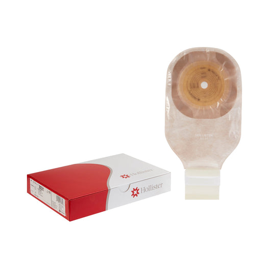 Ostomy Pouch Premier™ One-Piece System 12 Inch Length Up to 2-1/2 Inch Stoma Drainable Flat, Trim to Fit - 8031