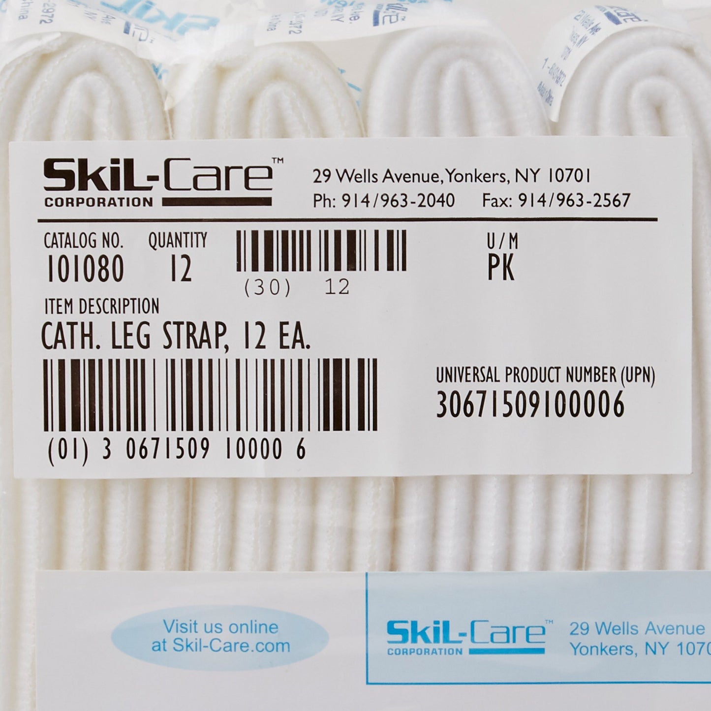 SkiL-Care Catheter Leg Straps, 30 Inch 101080