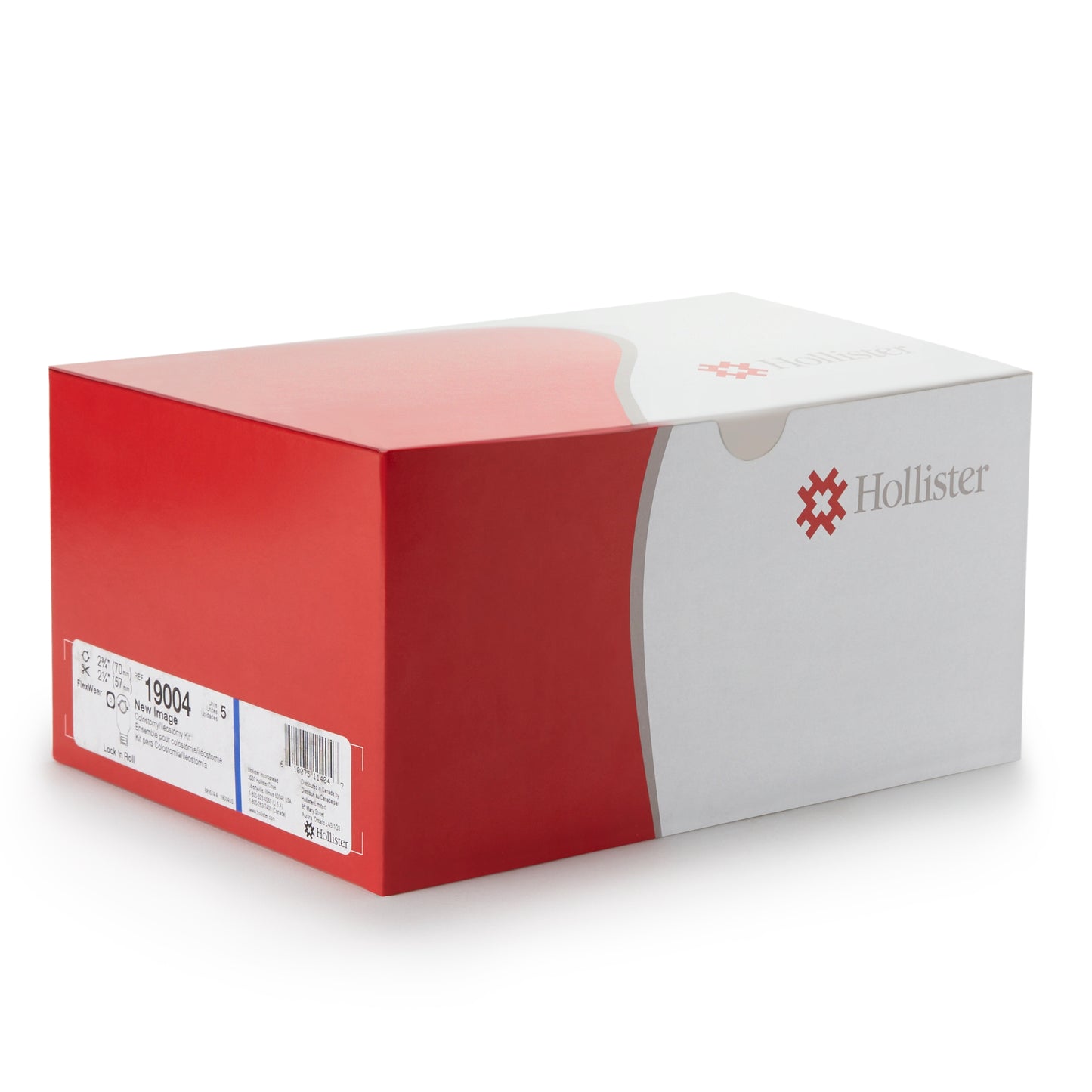 New Image™ 19004 Two-Piece Ileostomy/Colostomy Pouch, 70mm Flange, Blue Match 19004