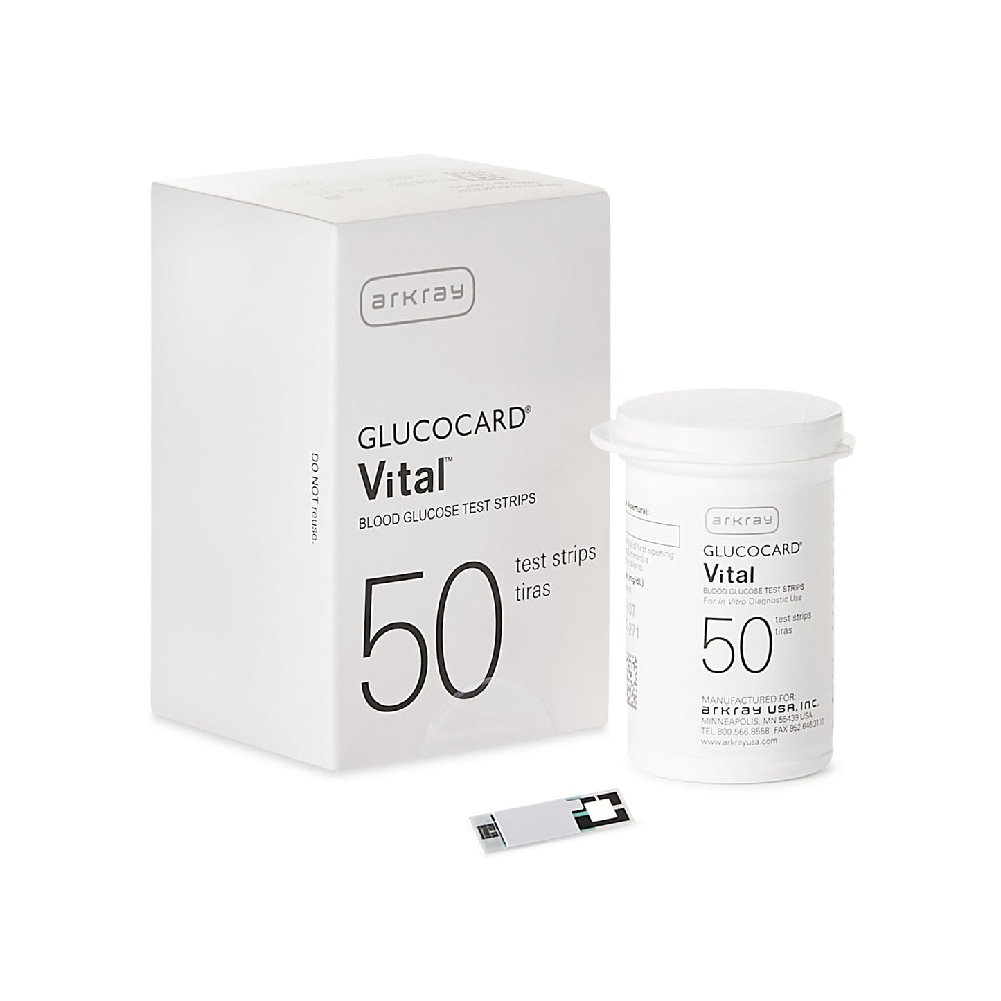 Blood Glucose Test Strips Glucocard® Vital™ 50 Strips per Pack - 760050
