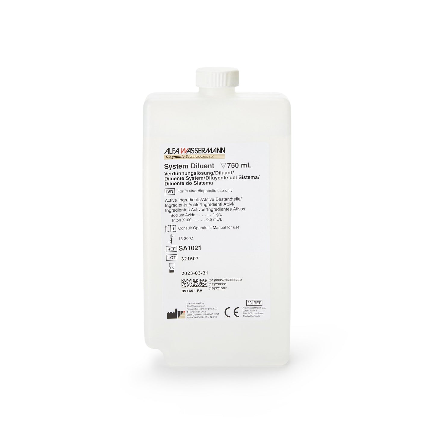 Ace® General Chemistry Reagent Diluent SA1021