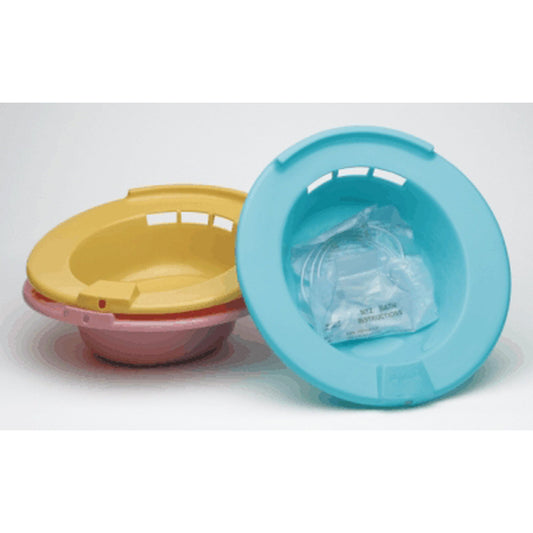 Sitz Bath Round Turquoise Polypropylene 2000 mL Bag Graduated, 500 mL Increments up to 2000 mL - H990-07