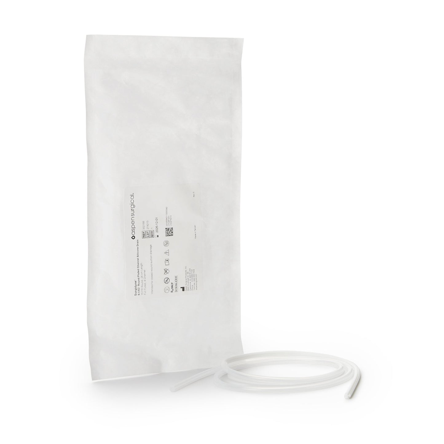 McKesson Brand S-Vac Wound Drain, 15 Fr. 332188, Case of 10