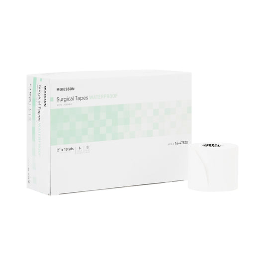Waterproof Medical Tape McKesson White 2 Inch X 10 Yard Adhesive NonSterile - 16-47520