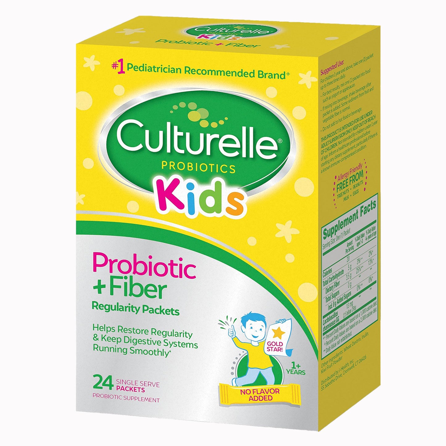 Culturelle® Probiotics Kids Probiotic + Fiber Packets 049100400372