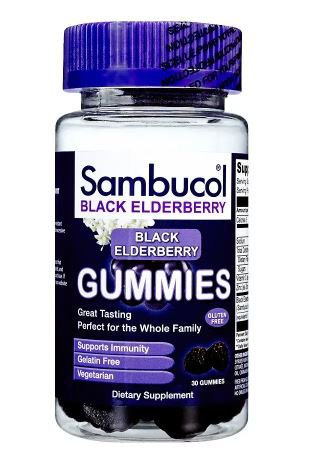 Emerson Healthcare Sambucol Black Elderberry Gummies 89611600122, BT