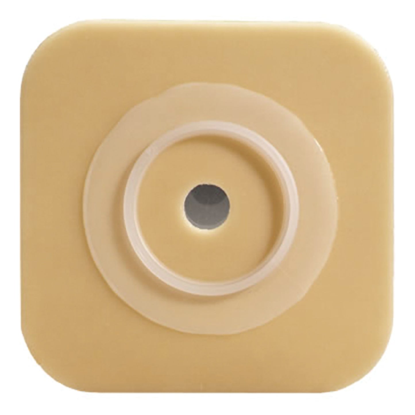 Ostomy Barrier Sur-Fit Natura® Durahesive® Trim to Fit, Extended Wear Adhesive Tape Borders 32 mm Flange Sur-Fit Natura® System 4 X 4 Inch - 413159