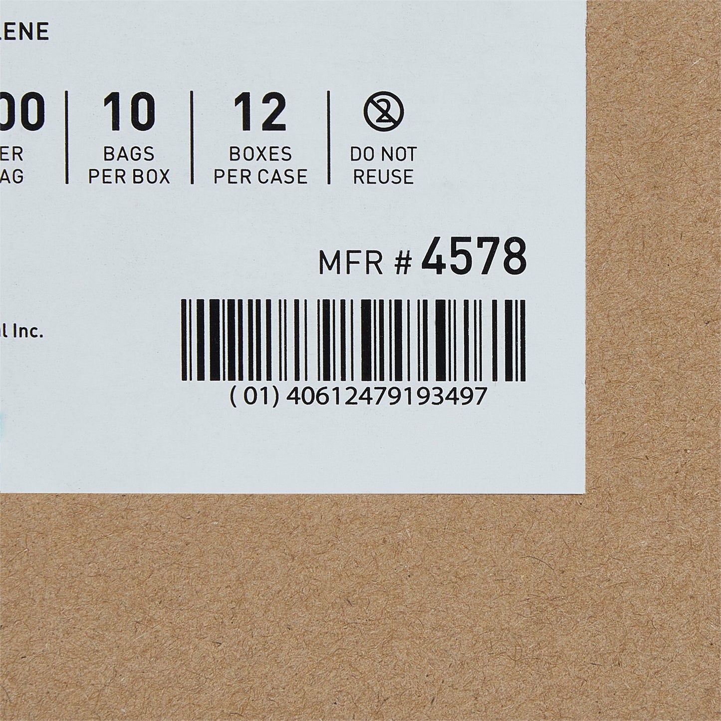 McKesson Zip Closure Bag, 3 x 5 in. 4578