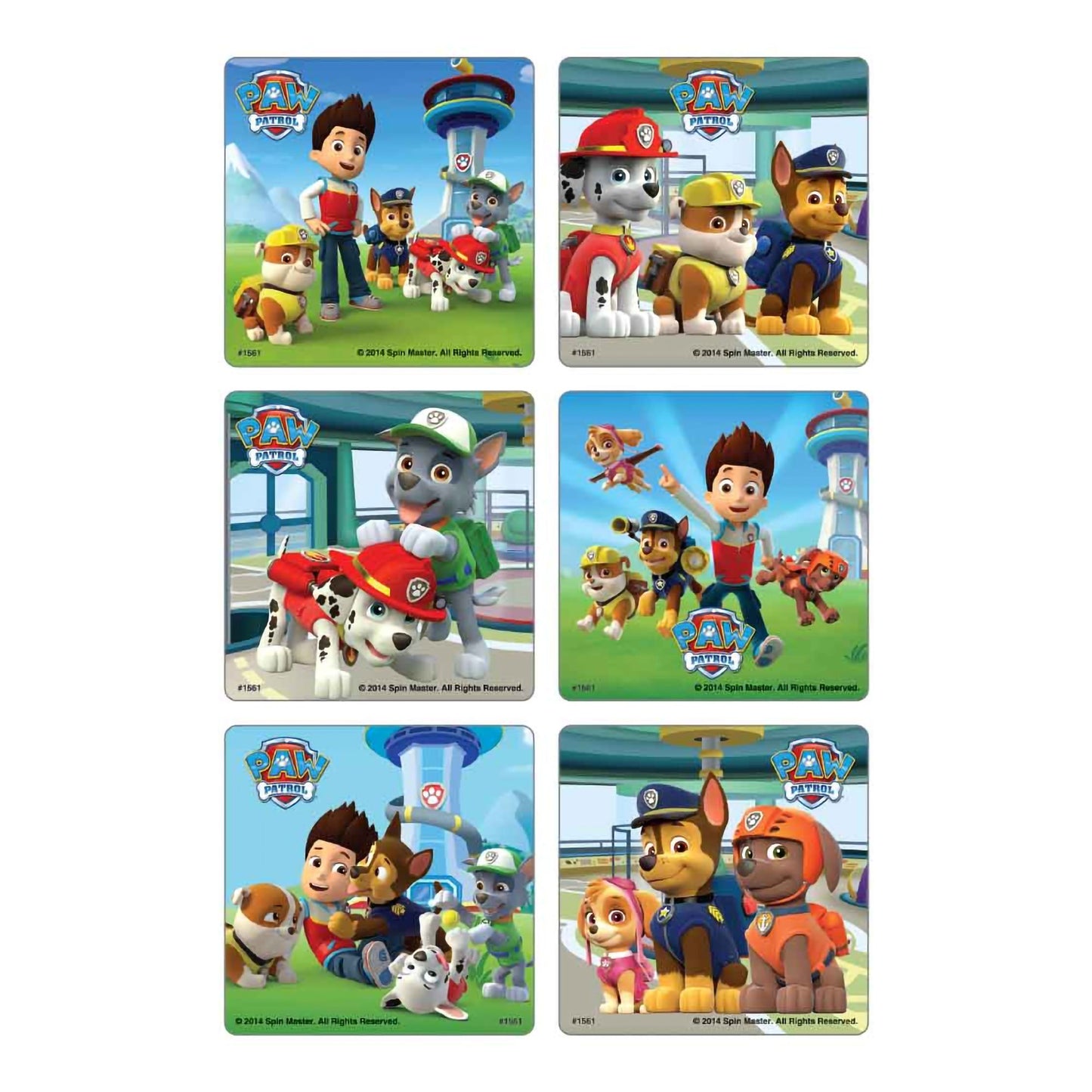 Disney® 75 per Roll PAW Patrol Scenes Sticker 2-1/2 Inch 1561
