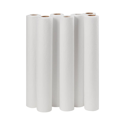 Table Paper McKesson 18 Inch Width 200 Foot Length White Smooth - 18-10891