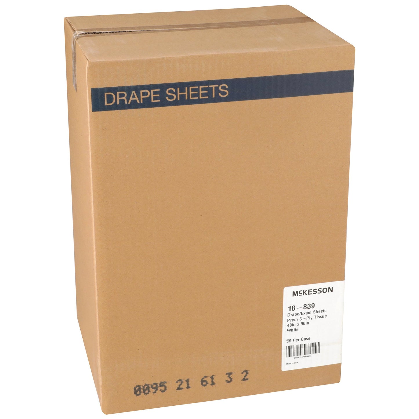 McKesson Nonsterile Physical Exam Patient Drape, 40 x 90 Inch 18-839