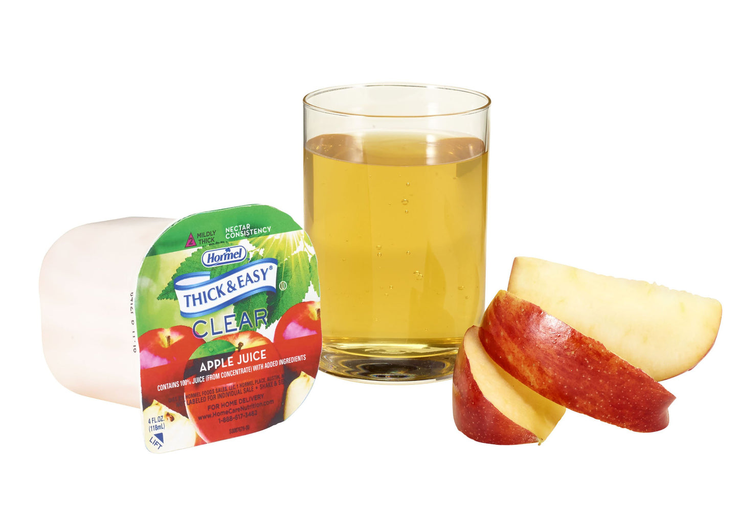 Thick & Easy® Clear Nectar Consistency Apple Thickened Beverage, 4-ounce Cup 41530